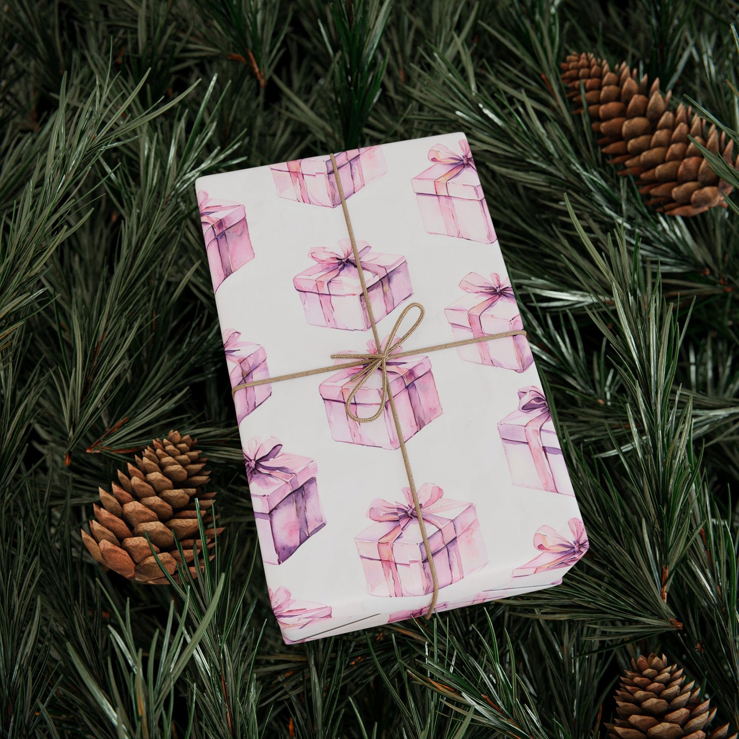 Gift Box Wrapping Paper